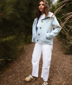 The Warmest Wool Short Coat - Frost