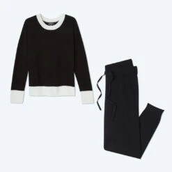 The Coziest Cashmere Blend Jogger - Sea Urchin -Summersalt Shop comboseauchingcrewcopy 1