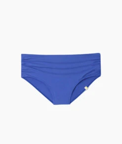 The Ruched High Leg High Rise Bottom - Hydrangea 11 The Ruched High Leg High Rise Bottom - Hydrangea -Summersalt Shop flatlaygraybackground 110