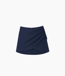 The Ruched Swim Skirt - Deep Sea