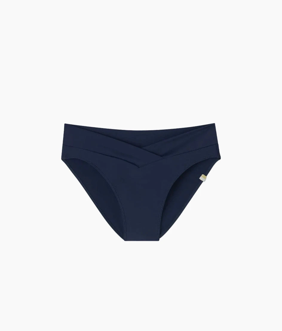 The V-Front Low Rise Bikini Bottom - Deep Sea 1 The V-Front Low Rise Bikini Bottom - Deep Sea