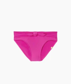 The Tie Belt High Leg Mid Rise Bottom - Hibiscus -Summersalt Shop flaylaygraybackground 195