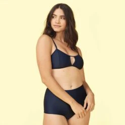 The Classic High Rise - Deep Sea -Summersalt Shop highdivebikini deepsea front 8 25b6f920 69e7 4c4b 8139 29735fb776ef