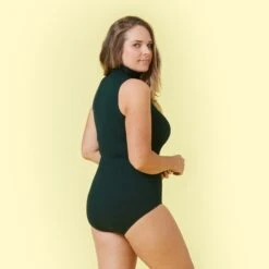 The Sleeveless Day To Night Bodysuit - Moss -Summersalt Shop sleeveless body suit 12 47f7ddcf 5e36 4119 93d1 1ea8568a9802